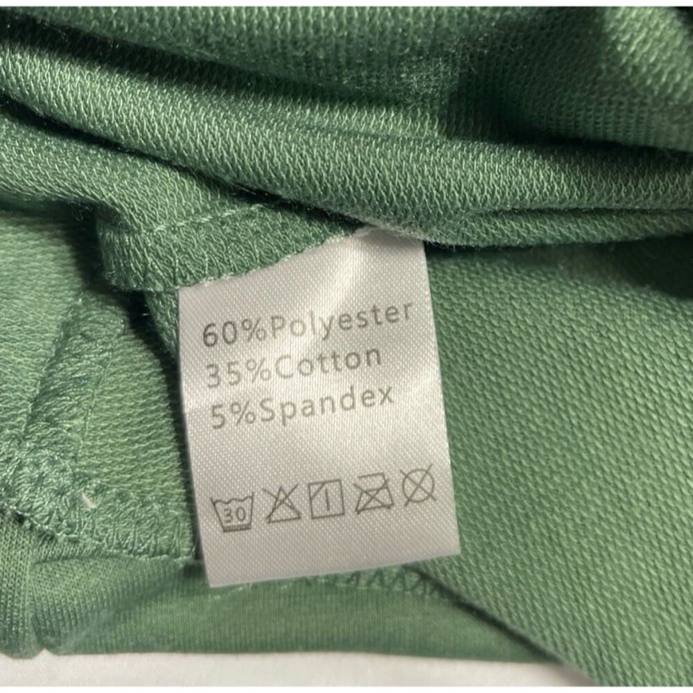 Sweatshirt Size M Green New Without Tags - Picture 4 of 5